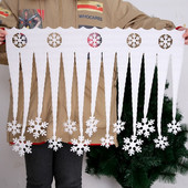 2 τεμ./παρτίδα Χριστουγεννιάτικος αφρός Snowflake Frozen Διακόσμηση Ice strip Snowflake Χριστουγεννιάτικη διακόσμηση για σκηνικά διακόσμησης για χειμερινά πάρτι σπιτιού