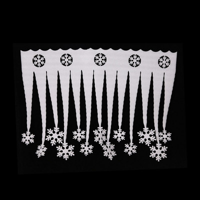 2 τεμ./παρτίδα Χριστουγεννιάτικος αφρός Snowflake Frozen Διακόσμηση Ice strip Snowflake Χριστουγεννιάτικη διακόσμηση για σκηνικά διακόσμησης για χειμερινά πάρτι σπιτιού