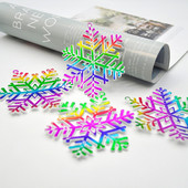 12vnt Kalėdų spalvos snaigės dekoravimas namų pakabukas 2021 Naujųjų metų dovana Kalėdų eglutės snaigės vakarėlio dekoravimas Navidad