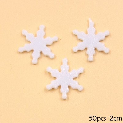 1 pakk plastikust lumehelbed Mitme tüüpi kunstlikud lumehelbed jõuludeks kodukaunistuseks Jõulupuu rippuvate ripatsite kaunistused