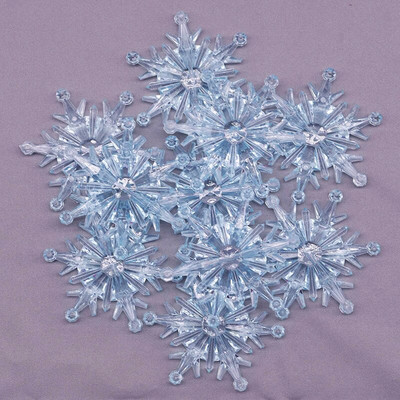 10 τμχ Διαφανές πάρτι πάγου Ακρυλικό χριστουγεννιάτικο δέντρο με κρεμαστό κρεμαστό μενταγιόν DIY Navidad Διακοσμητικό χειροτεχνίας με δώρο για ενήλικες