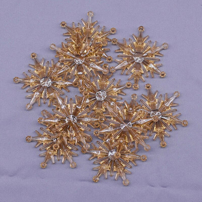 10 τμχ Διαφανές πάρτι πάγου Ακρυλικό χριστουγεννιάτικο δέντρο με κρεμαστό κρεμαστό μενταγιόν DIY Navidad Διακοσμητικό χειροτεχνίας με δώρο για ενήλικες