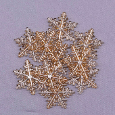 10 τμχ Διαφανές πάρτι πάγου Ακρυλικό χριστουγεννιάτικο δέντρο με κρεμαστό κρεμαστό μενταγιόν DIY Navidad Διακοσμητικό χειροτεχνίας με δώρο για ενήλικες