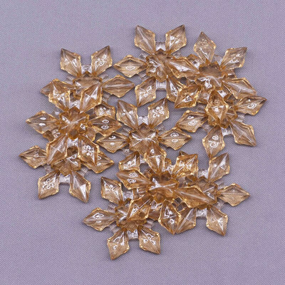 10 τμχ Διαφανές πάρτι πάγου Ακρυλικό χριστουγεννιάτικο δέντρο με κρεμαστό κρεμαστό μενταγιόν DIY Navidad Διακοσμητικό χειροτεχνίας με δώρο για ενήλικες