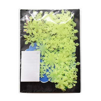 50 buc Autocolante de perete fulgi de zăpadă luminoși Iarna Frozen Party Ornamente DIY Decoratiuni de Crăciun pentru acasă Decor de zăpadă falsă de Navidad