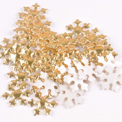 50 ks 15-40 mm biele falošné snehové vločky Vianočná svadobná dekorácia DIY scéna Nový rok Vianočný stromček Okno Scrapbooking Dekorácia c2324