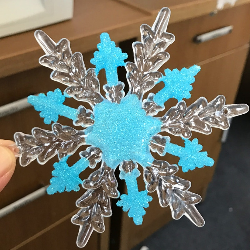 12τμχ πολλά Ακρυλικό Διακόσμηση Χιονοστιβάδας για Γάμο Χριστουγεννιάτικα στολίδια Ξενοδοχείου Mall Γούρι Κρεμαστό Διακόσμηση βιτρίνας γάμου