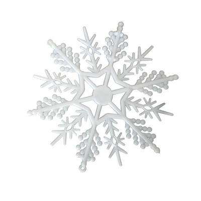 12 бр. Пластмасова снежинка на златен прах Frozen Party Decor Navidad Орнаменти Украси за коледно дърво за дома Сняг Зимен декор