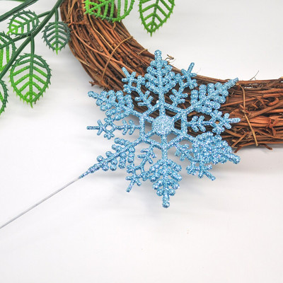 6 tk värvi sädelev lumehelbe oks jõulupuu kaunistus sünnipäevapeo tordi valmistamine pühade uusaasta kaunistus