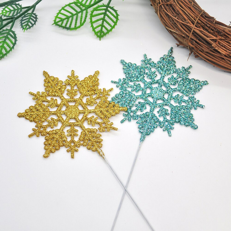 6 tk värvi sädelev lumehelbe oks jõulupuu kaunistus sünnipäevapeo tordi valmistamine pühade uusaasta kaunistus