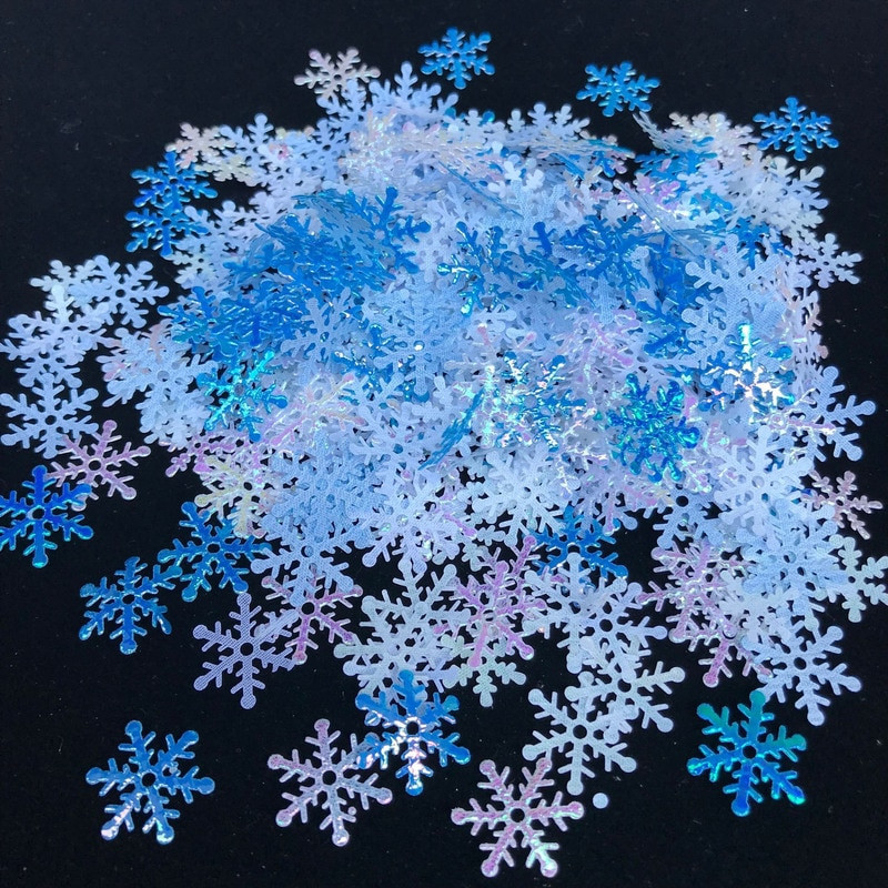 Veleprodaja 300 komada snježnih pahuljica božićno drvce viseći ukras božićni dekor blagdanski vrt Božićna svadba dekoracija snježnih pahuljica