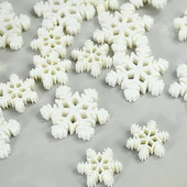 20 vnt Kalėdų snaigės, dervos blizgučiai, plokščiapakaliai Kalėdų eglutės pakabukai „pasidaryk pats“ amatų reikmenys žiemos Naujųjų metų vestuvių vakarėlio dekoras