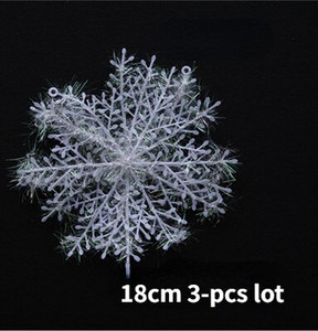 Ziemassvētku eglītes rotājums Sniegpārslas 6 cm–30 cm baltas plastmasas mākslīgais sniegs Mājas rotājumi 2020. gada laimīgam Jaunajam gadam ballīšu piederumi