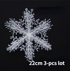 Ziemassvētku eglītes rotājums Sniegpārslas 6 cm–30 cm baltas plastmasas mākslīgais sniegs Mājas rotājumi 2020. gada laimīgam Jaunajam gadam ballīšu piederumi