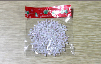 Διακόσμηση Χριστουγεννιάτικου Δέντρου Νιφάδες χιονιού 6cm-30cm Λευκό Πλαστικό Τεχνητό Χιόνι Διακοσμητικά Σπιτιού 2020 Happy New Year Party Supplies