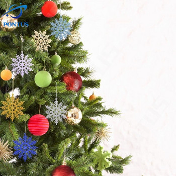 12 τμχ/10 εκ. Διακοσμητικό Χριστουγεννιάτικο Δέντρο Τεχνητό χιόνι Ψεύτικες νιφάδες χιονιού για το σπίτι Χριστουγεννιάτικο πάρτι Μενταγιόν παραθύρου