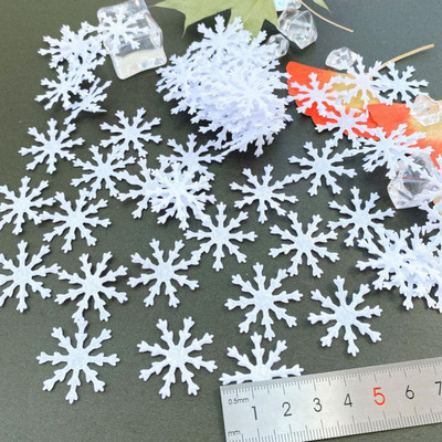 100gb Mākslīgie sniegpārslu rotājumi Ziemassvētku rotājumi Ziemassvētku sniegpārsliņas Konfeti Ziemassvētku Ziemassvētku rotājumi