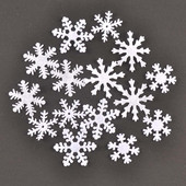 100 de bucăți de Crăciun Artificial Fulgi de Zăpadă din pâslă Aplicații pentru DIY Scrapbook Artizanat Pom de Crăciun Decor pentru petreceri Accesorii de Anul Nou c3376