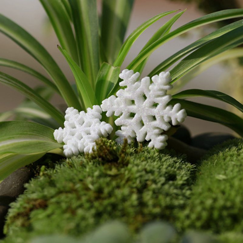 Crăciun Zăpadă Artificială Tort de Aniversare Decorare pentru petrecere Fulgi de Nea Creativ Festiv Pom de Crăciun Accesorii DIY Accesorii pentru petreceri