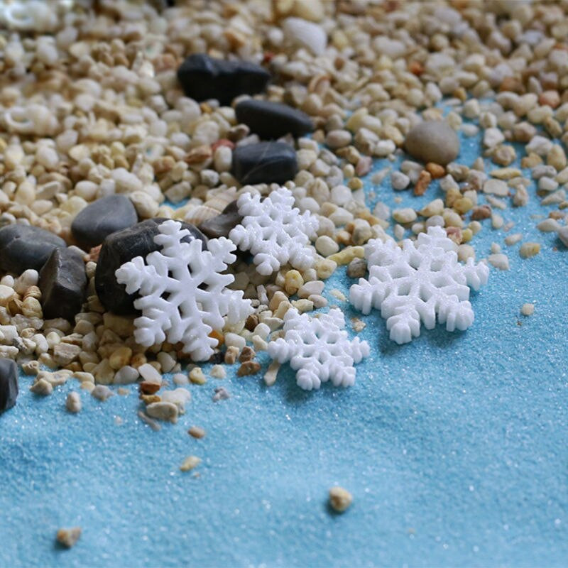 Crăciun Zăpadă Artificială Tort de Aniversare Decorare pentru petrecere Fulgi de Nea Creativ Festiv Pom de Crăciun Accesorii DIY Accesorii pentru petreceri