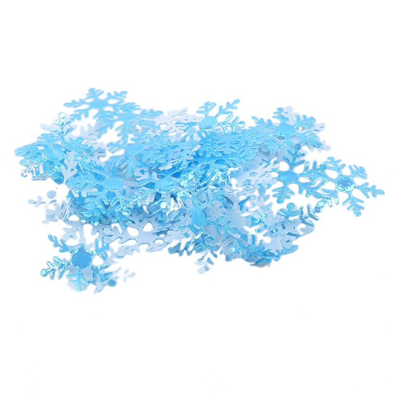 200/300 buc. Decor fulgi de zăpadă artificiali Decoratiuni de Crăciun pentru petrecere înghețată pentru acasă, nuntă, ziua de naștere, decorare manuală pentru casă.