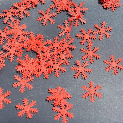 Χριστουγεννιάτικη Λευκή Κόκκινη Νιφάδα Χιονιού Προμήθειες Ψεύτικη διακόσμηση χιονιού Happy Winter Frozen Xmas Frozen Διακοσμήσεις για πάρτι Mariage Hiver