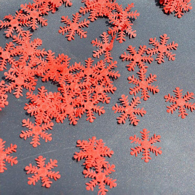 Χριστουγεννιάτικη Λευκή Κόκκινη Νιφάδα Χιονιού Προμήθειες Ψεύτικη διακόσμηση χιονιού Happy Winter Frozen Xmas Frozen Διακοσμήσεις για πάρτι Mariage Hiver
