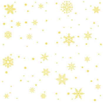 Коледни стикери за стена за прозорци Marry Коледна украса за дома 2022 Коледни орнаменти Коледни снежинки Подарък Нова година 2023