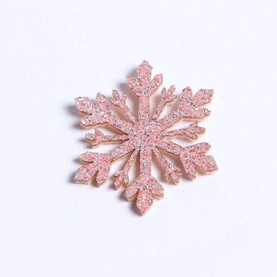 Glitter Gold Silver Snowflake Χριστουγεννιάτικη Διακόσμηση Snowflake Cutouts Craft For Christmas DIY Party Decorment Στολίδι προμήθειες