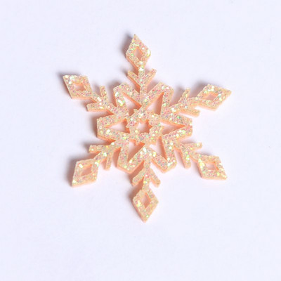 Glitter Gold Silver Snowflake Χριστουγεννιάτικη Διακόσμηση Snowflake Cutouts Craft For Christmas DIY Party Decorment Στολίδι προμήθειες