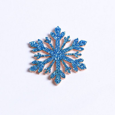 Glitter Gold Silver Snowflake Χριστουγεννιάτικη Διακόσμηση Snowflake Cutouts Craft For Christmas DIY Party Decorment Στολίδι προμήθειες