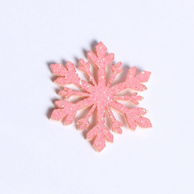 Glitter Gold Silver Snowflake Χριστουγεννιάτικη Διακόσμηση Snowflake Cutouts Craft For Christmas DIY Party Decorment Στολίδι προμήθειες