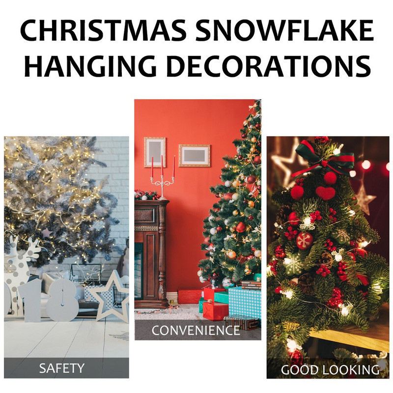 Petreceri la masă de CrăciunFulg de zăpadă Decorații de împrăștiere de sărbători Decoratiuni cu sclipici Articole de nuntă Hârtie de fulgi de zăpadă Împrăștie de iarnă