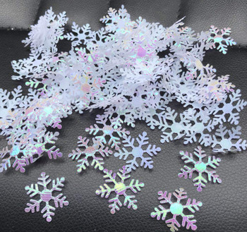 300 τμχ/παρτίδα Snowflakes Χριστουγεννιάτικη διακόσμηση Χριστουγεννιάτικο δέντρο Κρεμαστό στολίδι Γιορτινός κήπος Χριστουγεννιάτικο πάρτι γάμου Snow flakes Decor
