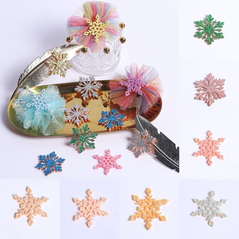 1τμχ 4cm Πλαστικό Χρυσό Ασημί Glitter Πούδρα Χιονονιφάδα Χριστουγεννιάτικα Στολίδια Κρεμαστό Χριστουγεννιάτικο Δέντρο Διακοσμητικό Κρεμαστό νιφάδα χιονιού