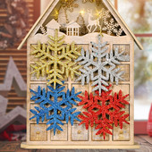 4 kom/set 4 boje Božićna pahuljica Merry Xmas Dekoracije za dom Božićni ukrasi za drvce Božićni darovi Navidad 2021. Nova godina 2022.