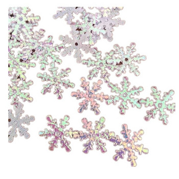 2-3 см коледни украси за елха снежинки бял пластмасов изкуствен сняг коледни украси за дома