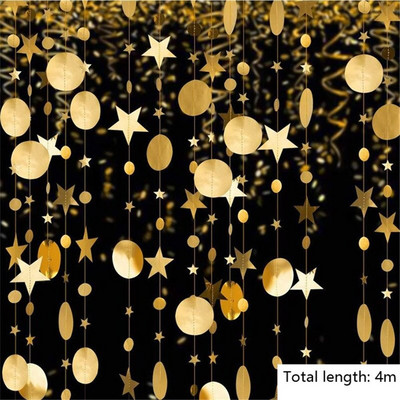 Τρισδιάστατες τεχνητές νιφάδες χιονιού χαρτί γιρλάντα Winter Wonderland Frozen Birthday Party Decor Χριστουγεννιάτικη διακόσμηση για το σπίτι Navidad Snow