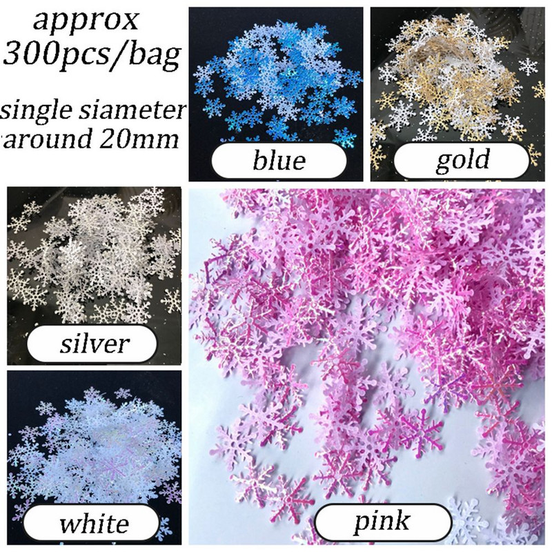Božićne pahuljice Konfeti Umjetni snijeg Ukrasi za božićno drvce Dekoracije za kućne zabave Dekoracija vjenčanja