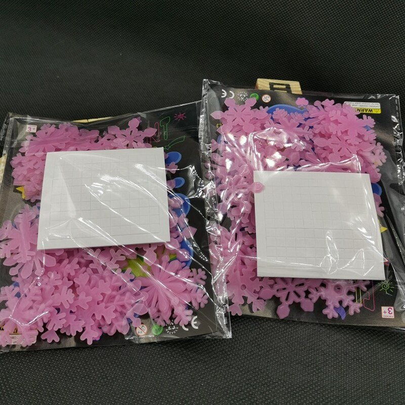 50 tk helendavad lumehelbega seinakleebised pimeduses helendavad kleebis lapsed beebitoad magamistuba uusaasta jõulud kodukaunistus Navidad 