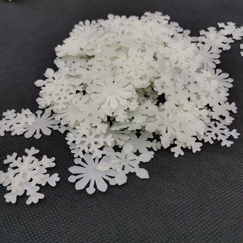 50 tk helendavad lumehelbega seinakleebised pimeduses helendavad kleebis lapsed beebitoad magamistuba uusaasta jõulud kodukaunistus Navidad 