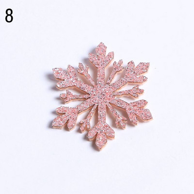 10 τμχ Τρισδιάστατο χειροποίητο χριστουγεννιάτικο ντεκόρ Snowflake Νέα 34/36mm Xmas Tree Artificial Decor Snowflakes Home Χριστουγεννιάτικα Δώρα Δώρα