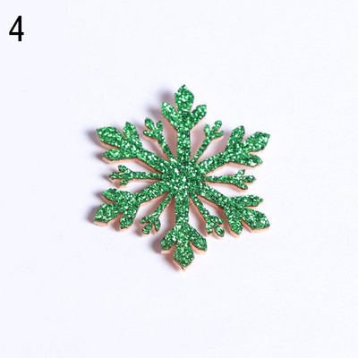 10 τμχ Τρισδιάστατο χειροποίητο χριστουγεννιάτικο ντεκόρ Snowflake Νέα 34/36mm Xmas Tree Artificial Decor Snowflakes Home Χριστουγεννιάτικα Δώρα Δώρα