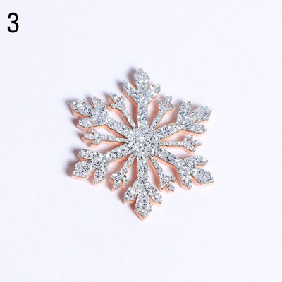 10 τμχ Τρισδιάστατο χειροποίητο χριστουγεννιάτικο ντεκόρ Snowflake Νέα 34/36mm Xmas Tree Artificial Decor Snowflakes Home Χριστουγεννιάτικα Δώρα Δώρα