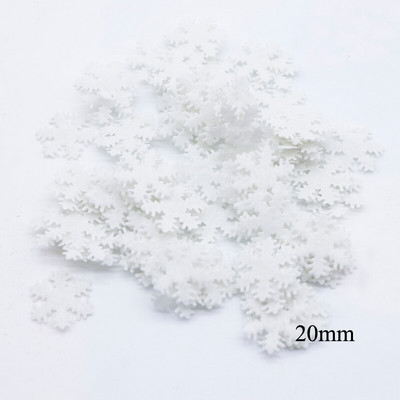 200 бр. 20/30 мм многоцветни нетъкани апликации със снежинки за сватбено тържество Коледен декор Орнамент за дърво Занаяти Направи си сам аксесоари