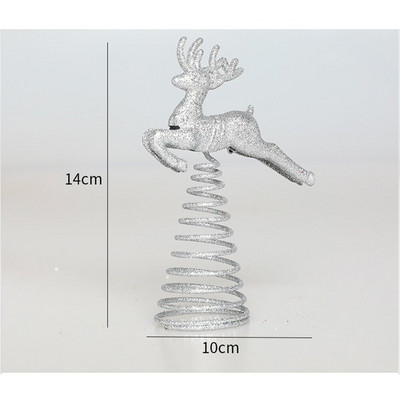 Svjetlucavi vrh božićnog drvca Ukrasi od petokrake zvijezde Božićno drvce Češer za bor Pentagram ukras Dekor Navidad Nova godina kod kuće