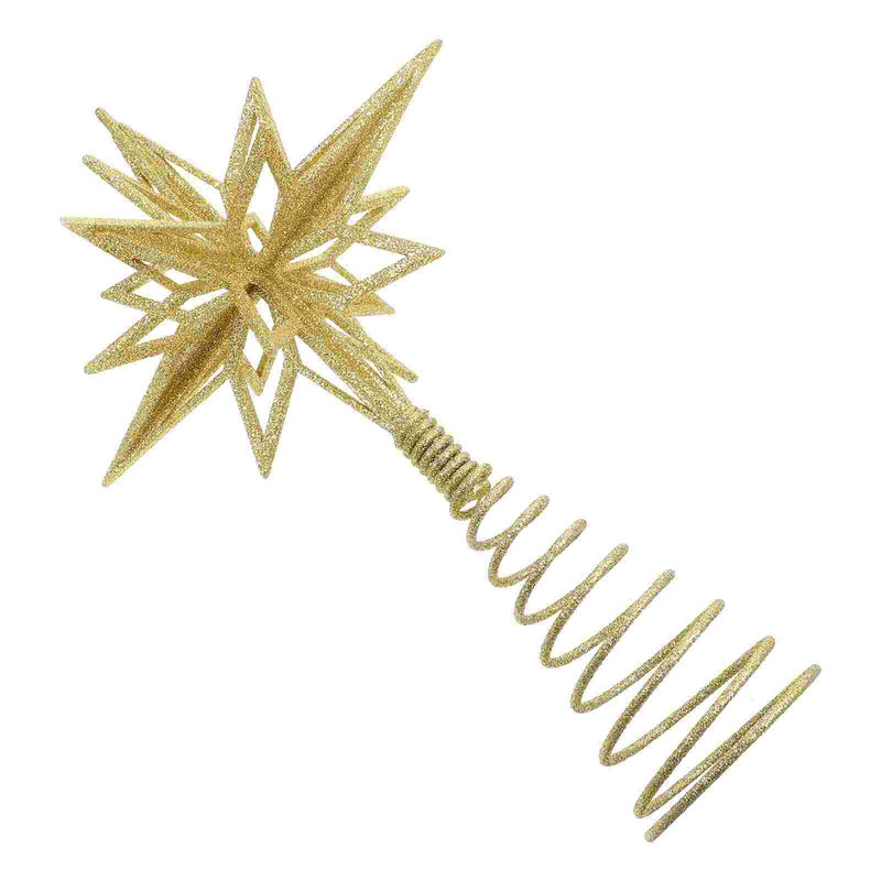 Puulatv jõulutähe hõbekaunistus Treetop õõnes ehtimisfestivali kaunistustega lint