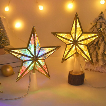 Χριστουγεννιάτικο Δέντρο Top Star LED Φωτιστικό Κρεμαστό Χριστουγεννιάτικο Διακοσμητικό Σπίτι Χριστουγεννιάτικο Δέντρο 2023 Διακόσμηση Πρωτοχρονιάς Navidad Noel