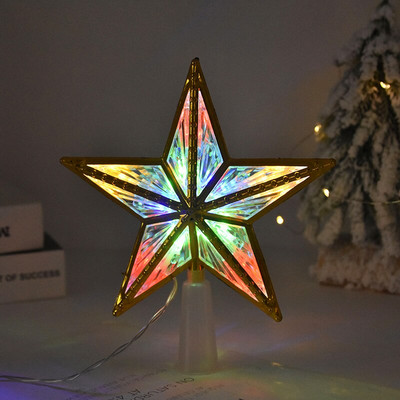 Jõulupuu Top Star LED-lambi ripats Jõulukaunistused Kodu Jõulupuu kaunistused 2023 Uusaasta Decor Navidad Noel