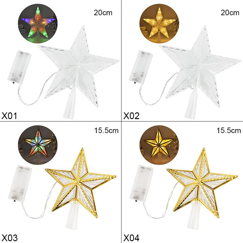 Jõulupuu Top Star LED-lambi ripats Jõulukaunistused Kodu Jõulupuu kaunistused 2023 Uusaasta Decor Navidad Noel